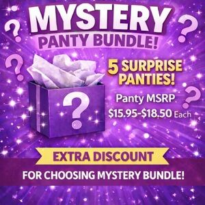 Mystery Panty Bundle | 5 Panties | MSRP $15.95-$18.50 | Choose Size & Style